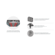 Island exhaust hood with air supply Novameta HPCD-150/200/48