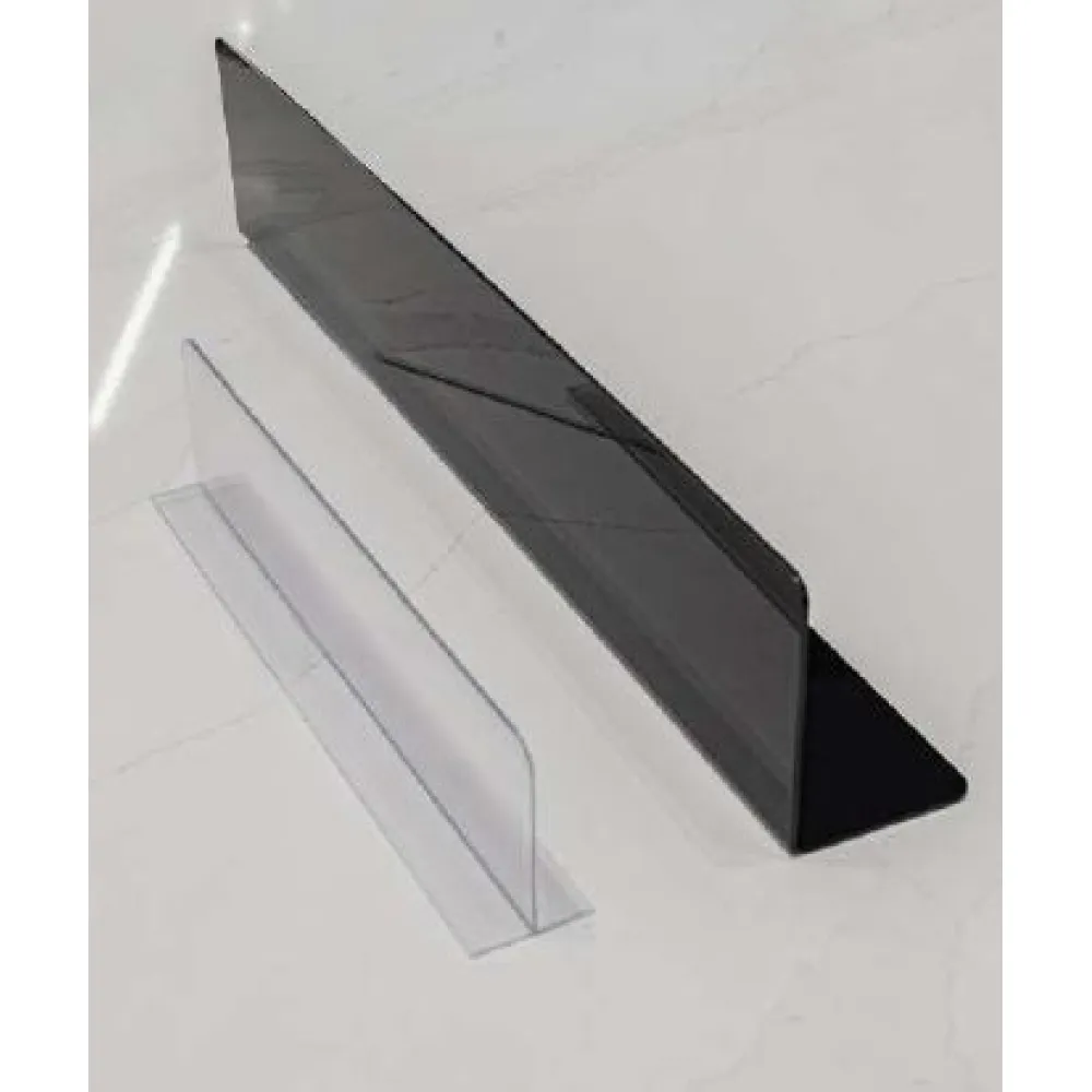 Plexi L-Profile Divider 6565 - 500x65x65mm, black