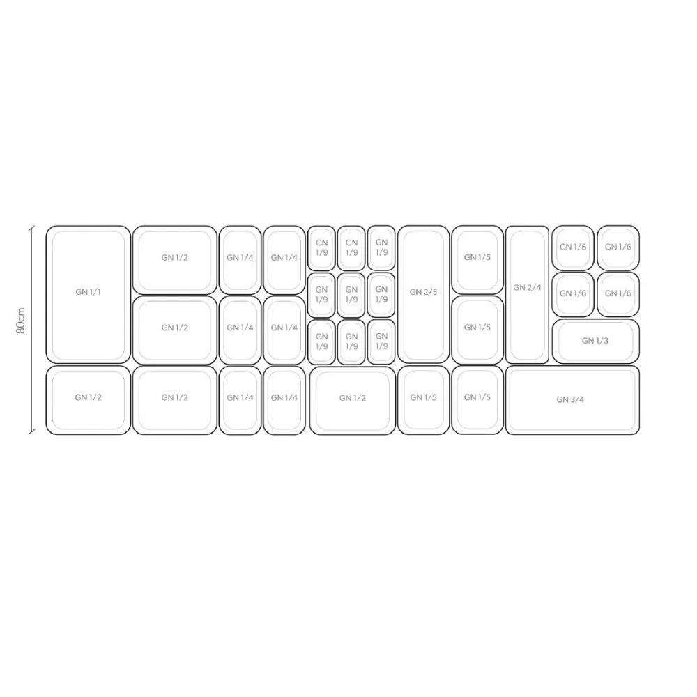 GN tray in PMMA Dupont A00002757