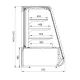 Display cabinet JUKA C-1 DC 90/NE