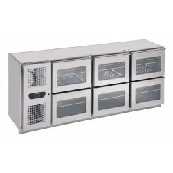 Bar refrigerator with drawers BHS-G MBCLSSSS0-200CV