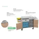 Serving and retail trolley ROCAM 042INCARE/A