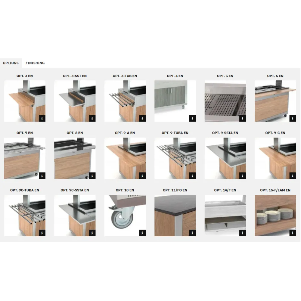 Self-service display counter ROCAM 01000ATH5MRVEW