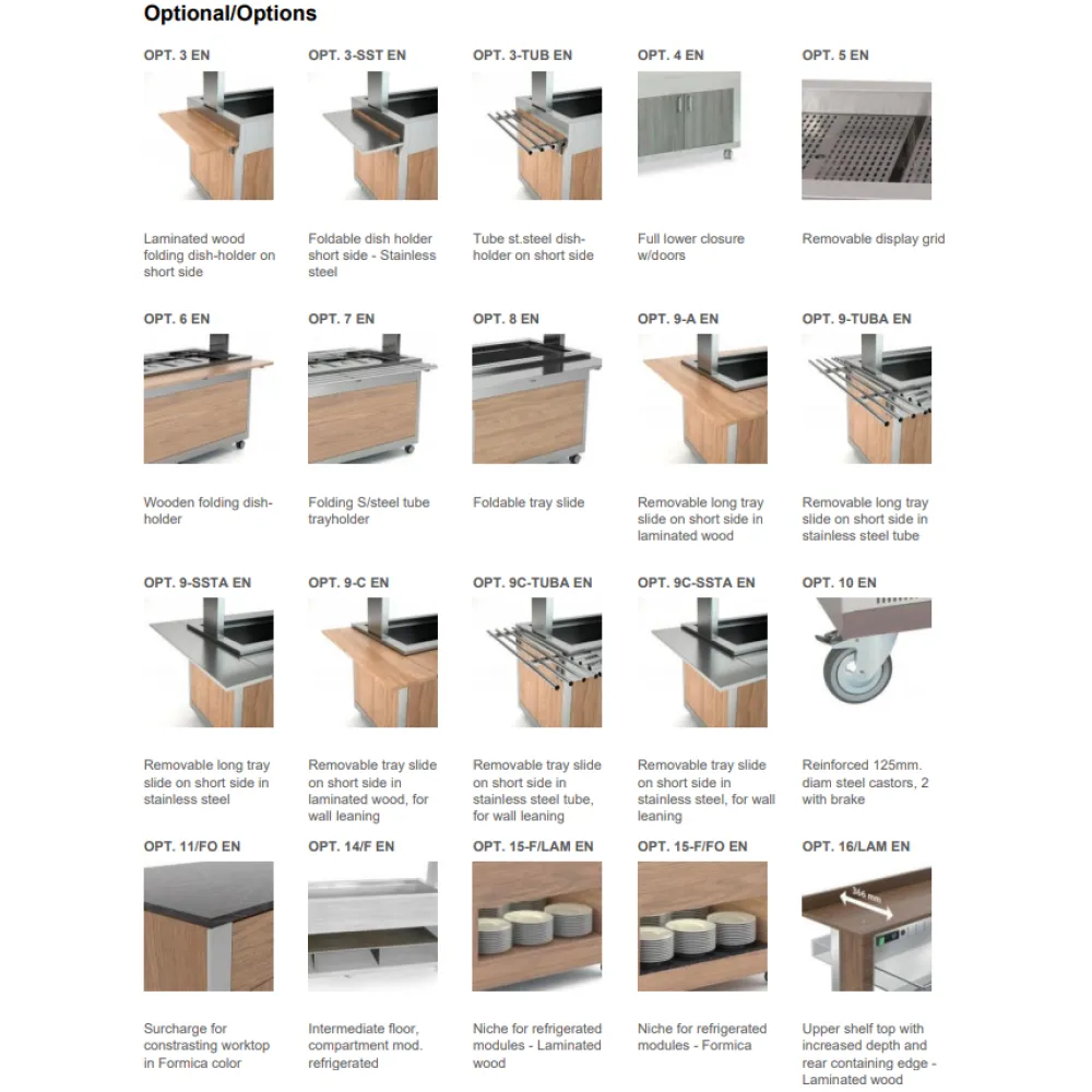Self-service display counter ROCAM 01000ATH4FREW