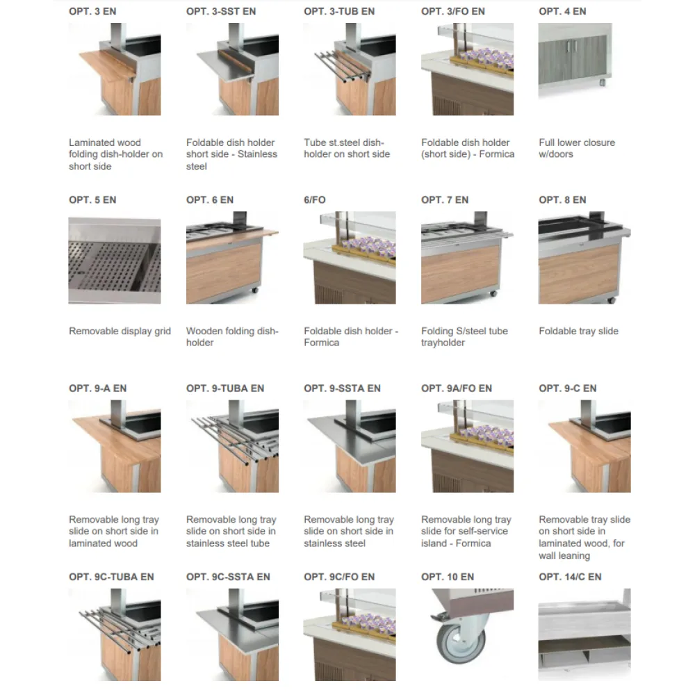 Self-service display counter ROCAM 01000ATH4FBM
