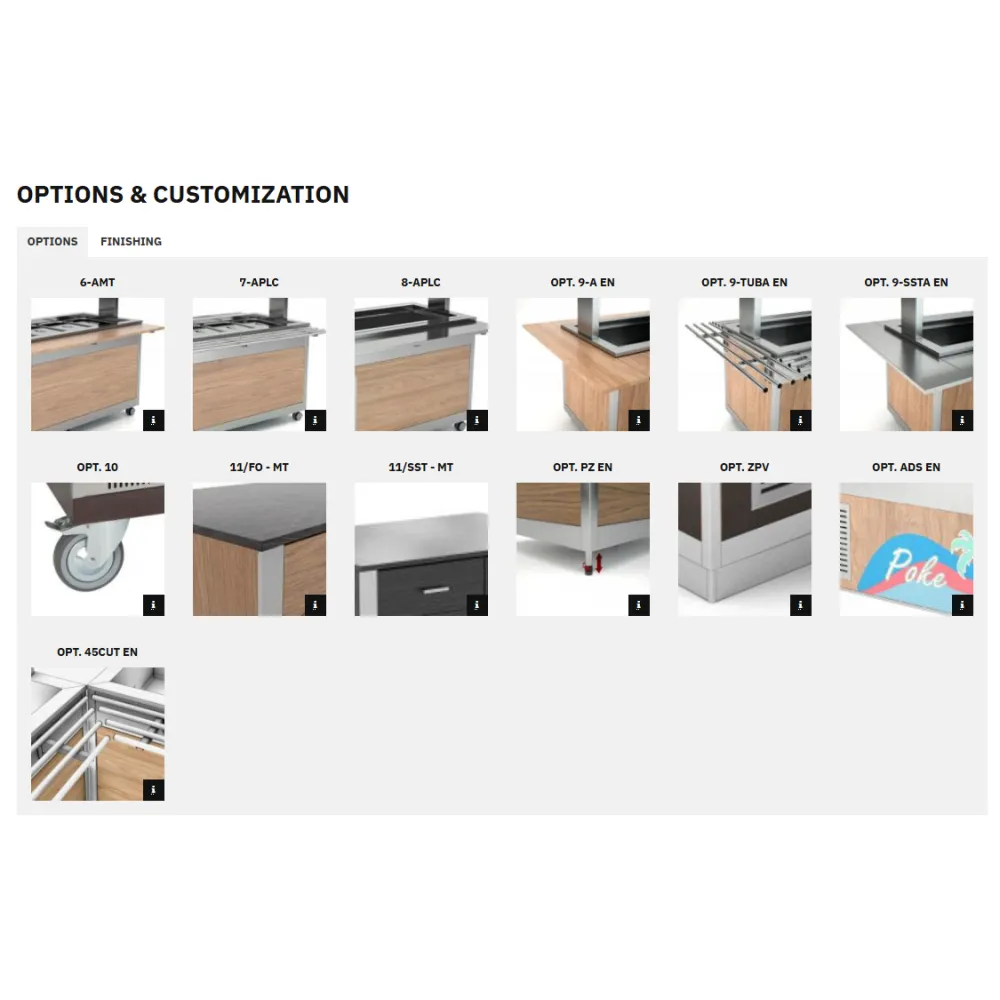 Self-service display counter ROCAM 01000ATHA/Q