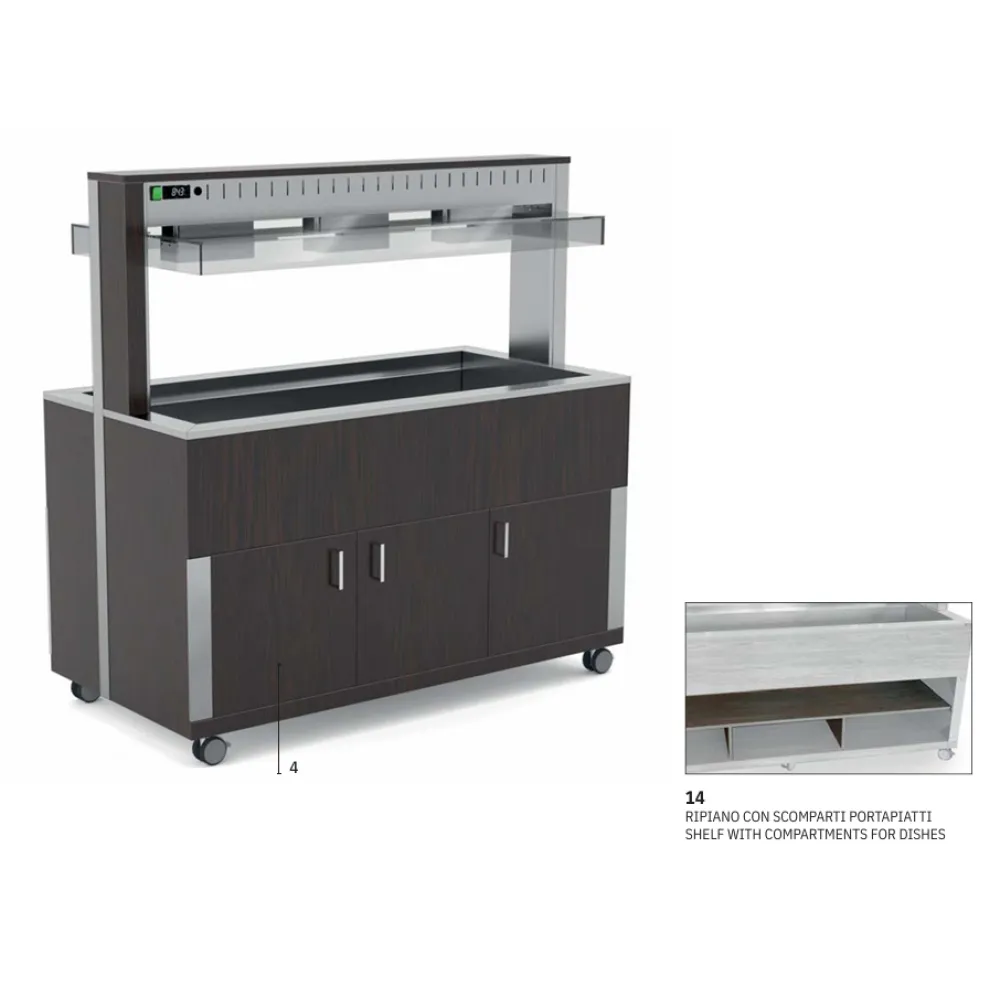 Self-service display counter ROCAM 01000HALO5FBM