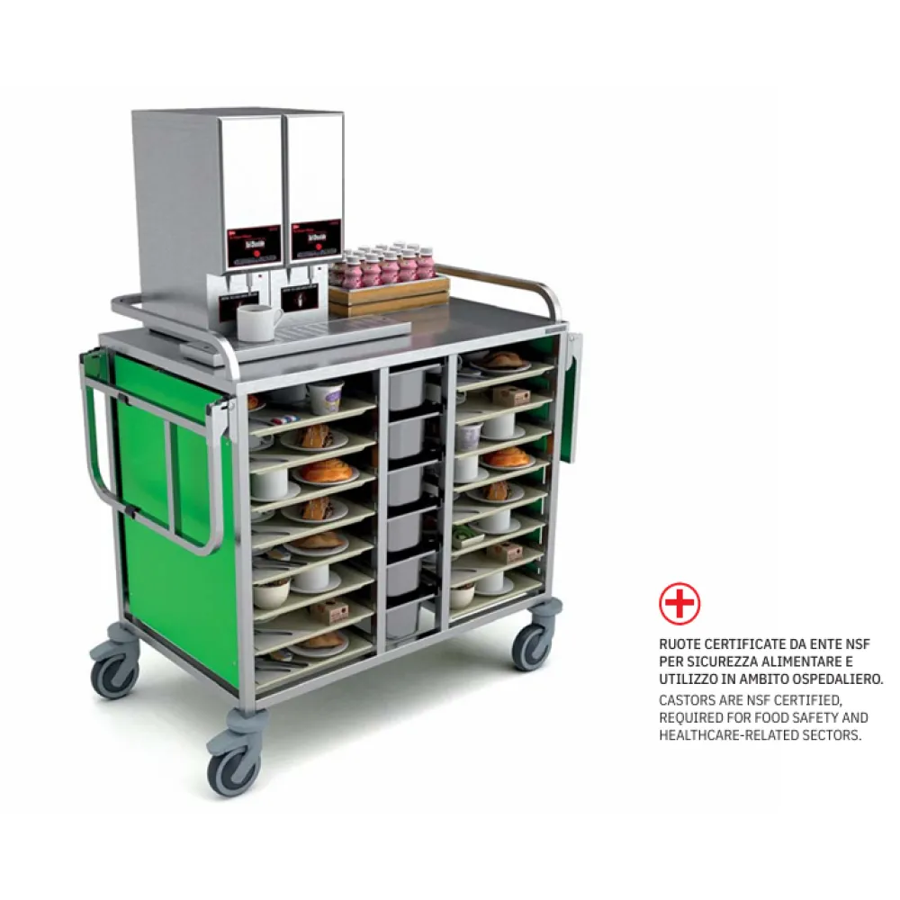 Serving and retail trolley ROCAM 042INCARE/B