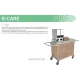 Serving and retail trolley ROCAM 042INCARE/B