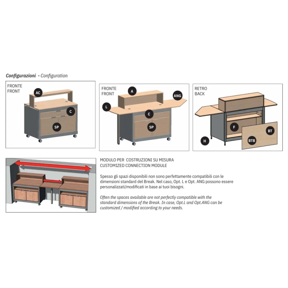 Canteen mobile module ROCAM 016MOBRK