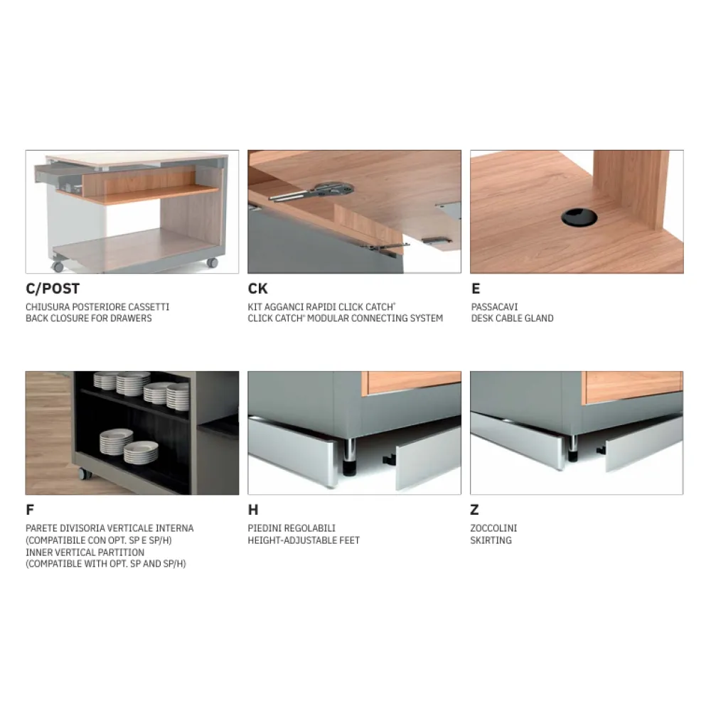Canteen mobile module ROCAM 016MOBRK