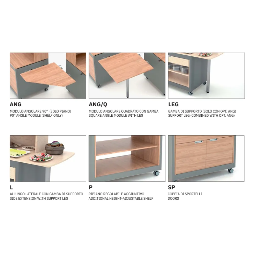 Canteen mobile module ROCAM 016MOBRK