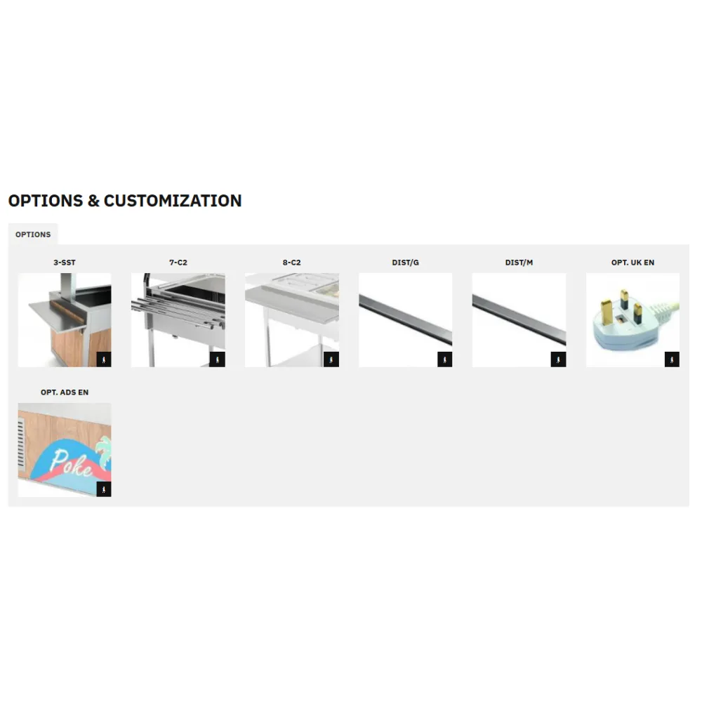 Cold bain-marie ROCAM 02000COMP2R