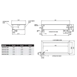 Hot drop-in bain-marie ROCAM 006INDROP2BM