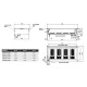 Hot drop-in bain-marie ROCAM 006INDROP3DRY