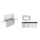 Hot drop-in bain-marie ROCAM 006INDROP3DRY