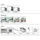 Hot drop-in bain-marie ROCAM 006INDROP3DRY