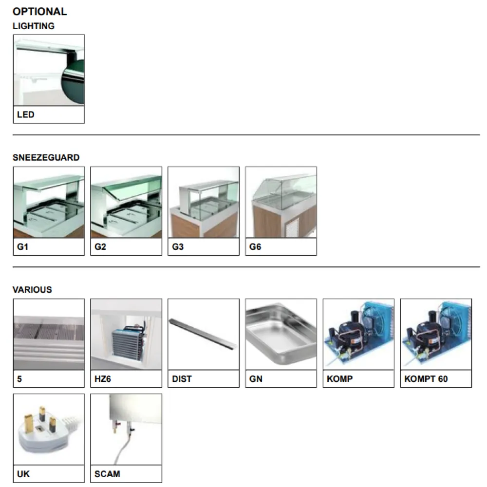 Drop-in cold well ROCAM 006INDROP4R