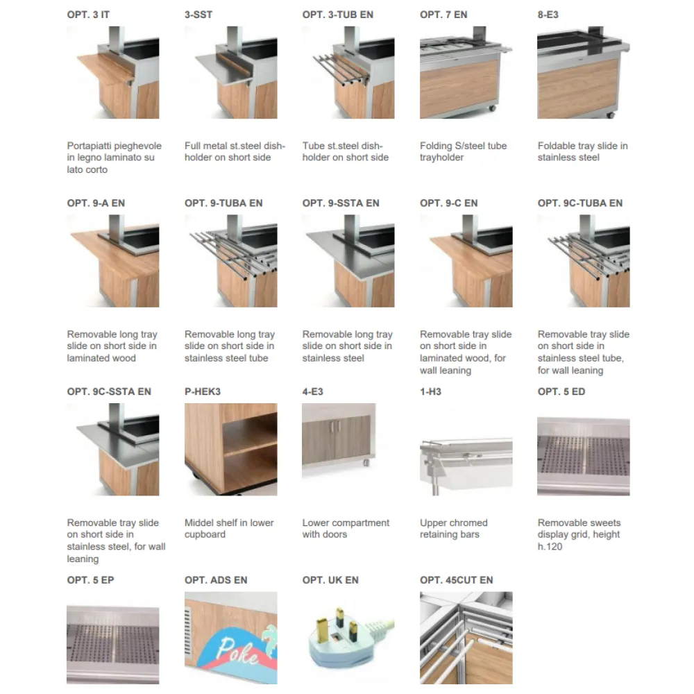 Self-service display counter ROCAM 01200HEKO3B/INFR
