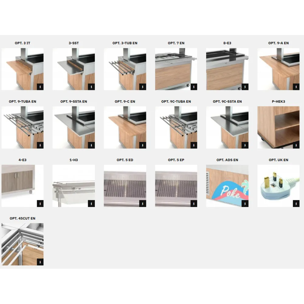 Self-service display counter ROCAM 01200HEKO3FRE