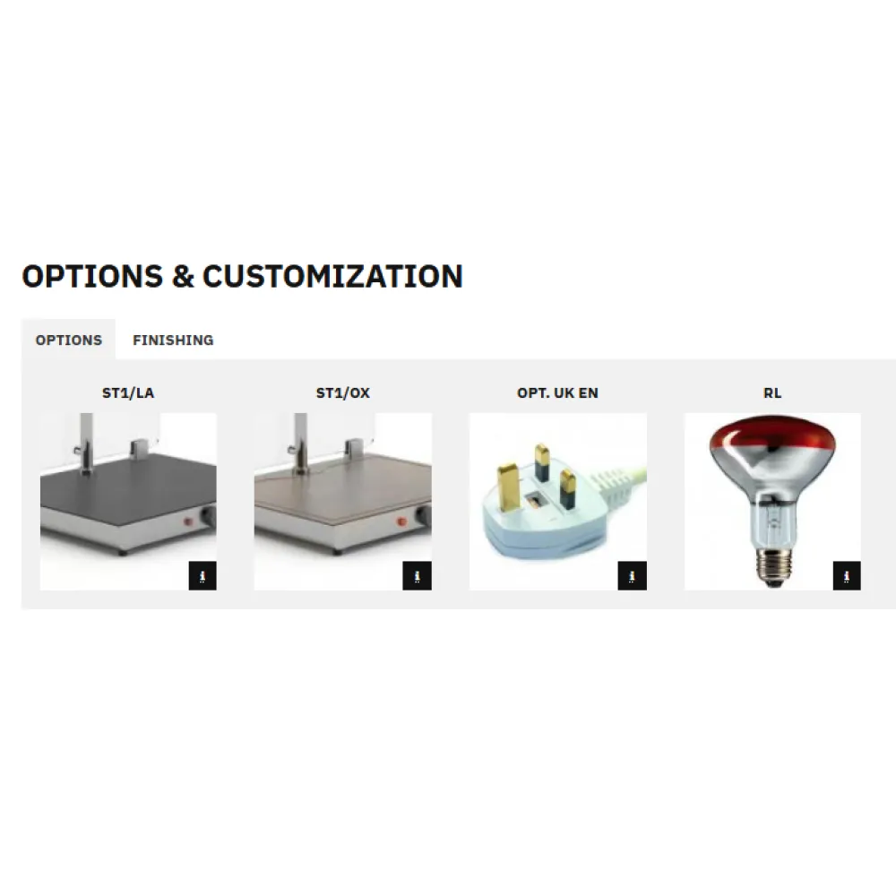 Food service area lamp ROCAM 034CRHEL2/1FXP2