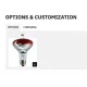 Food service area lamp ROCAM 034CRHELAIR/RITP1
