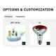 Food service area lamp ROCAM 034CRHELAIR/RITP2