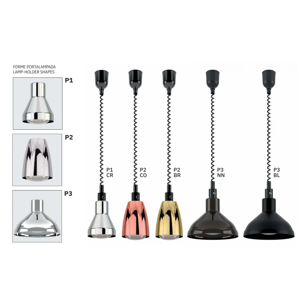 Food service area lamp ROCAM 034CRHELAIR/RITP1