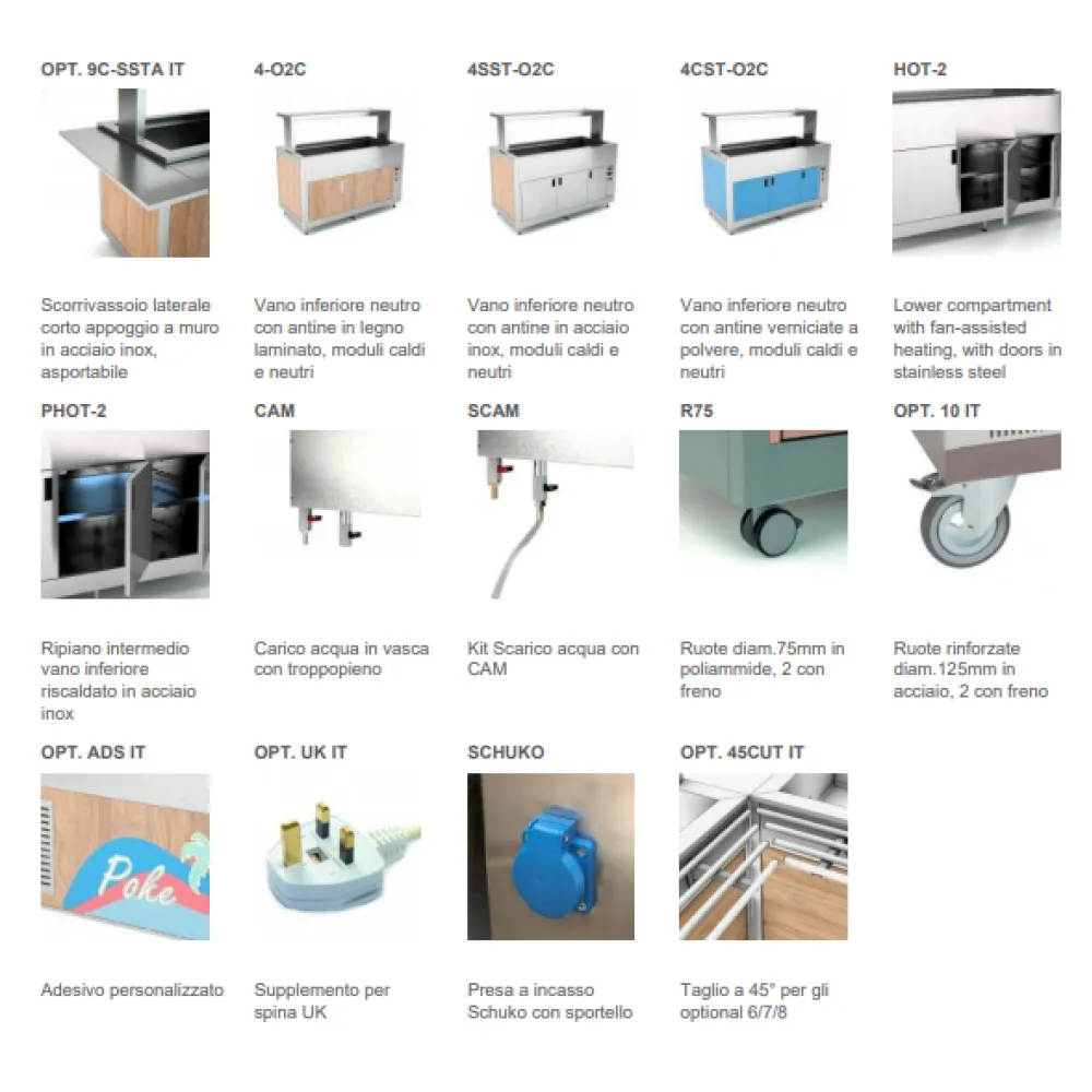 Self-service display counter ROCAM 02100K2BM