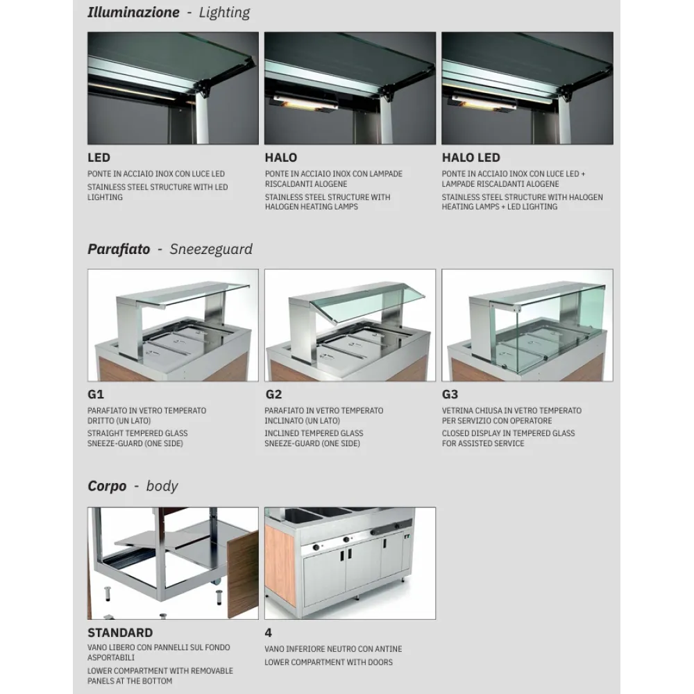 Self-service display counter ROCAM 02100K5BM