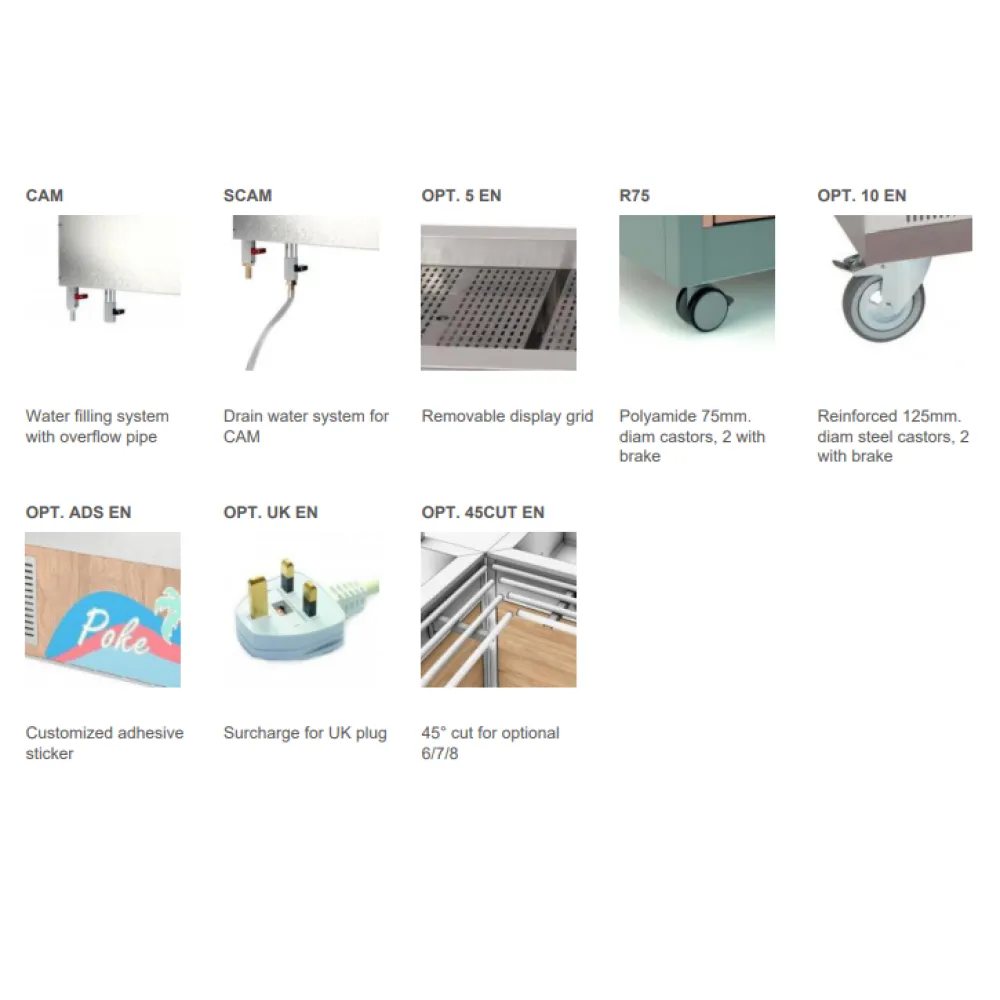Self-service display counter ROCAM 02100K5BM