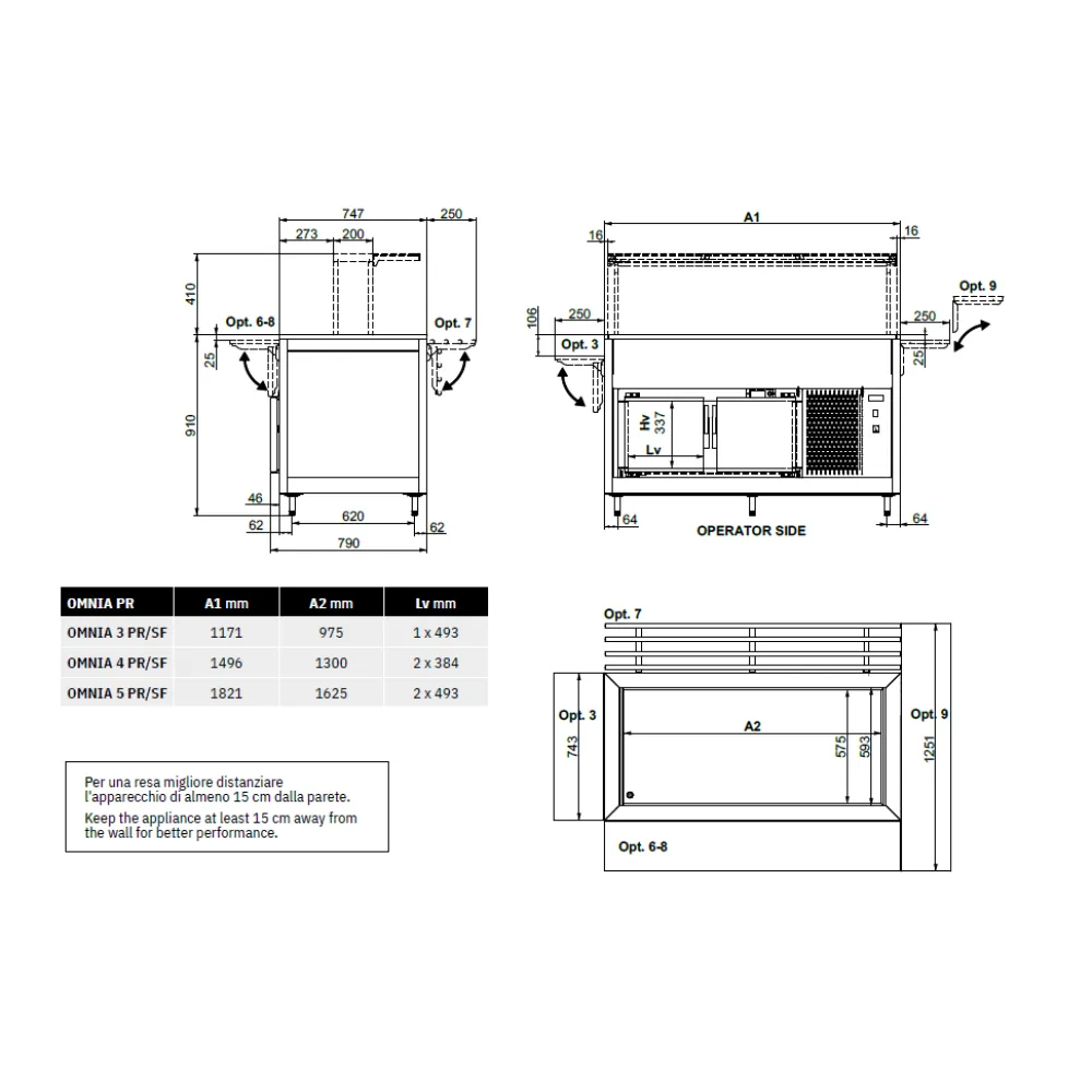 Refrigerated module ROCAM 01900OM5PRSF