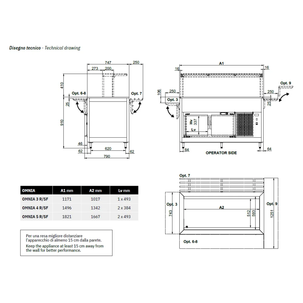 Refrigerated module ROCAM 01900OM5RSF