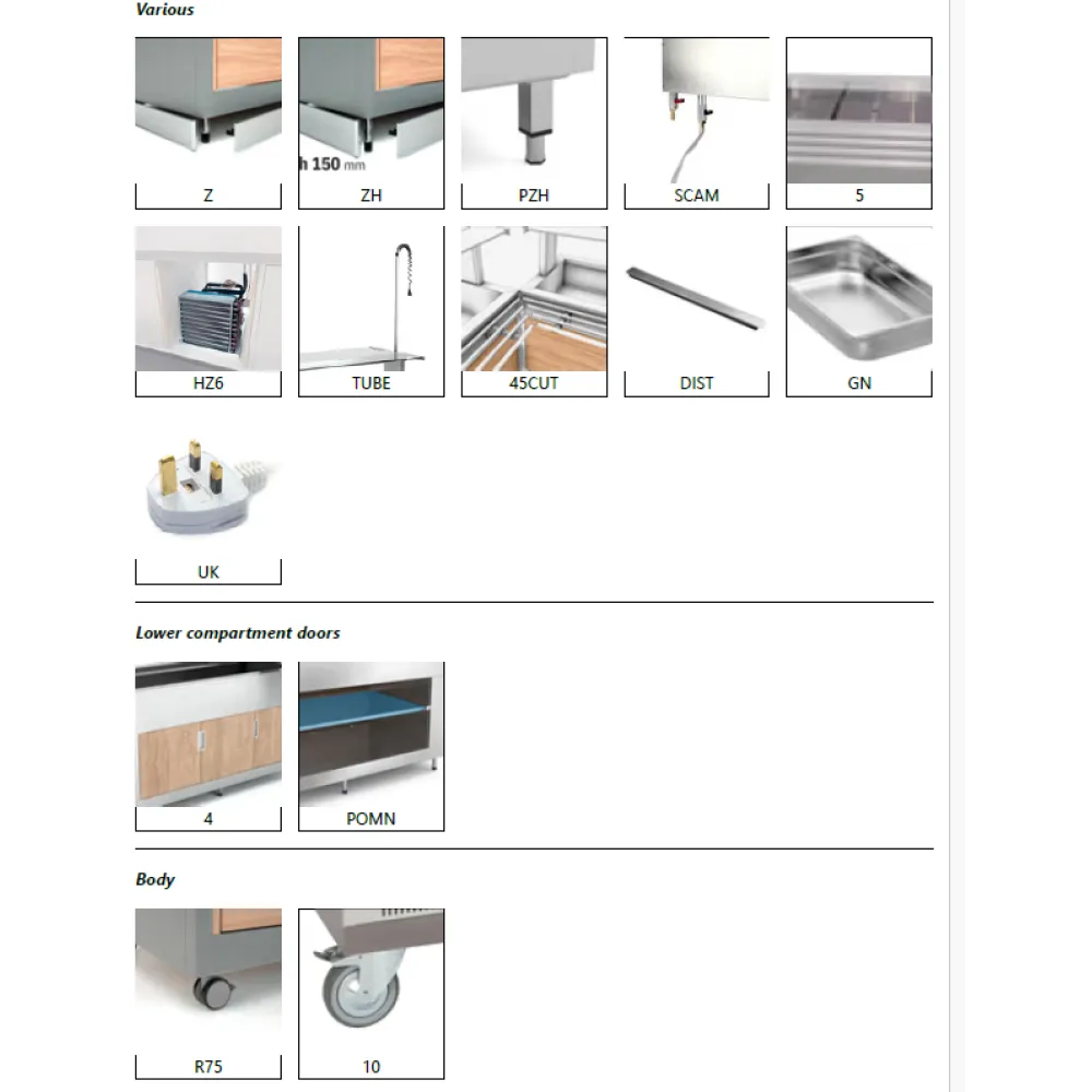 Refrigerated module ROCAM 01900OM3RVSF