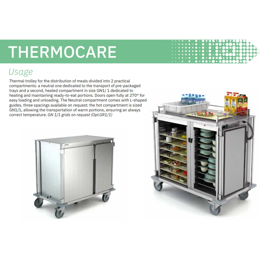 Serving and retail trolley ROCAM 042INCARE/TH