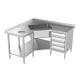 Pot Sink With Frame Novameta DV1-PRA-80/60/90