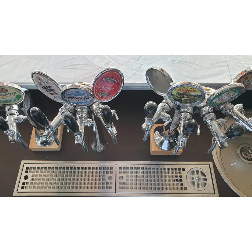 Built-in drip tray with glass rinser and drain BHS-HoReCa ZJ21-7001.00.00 SB