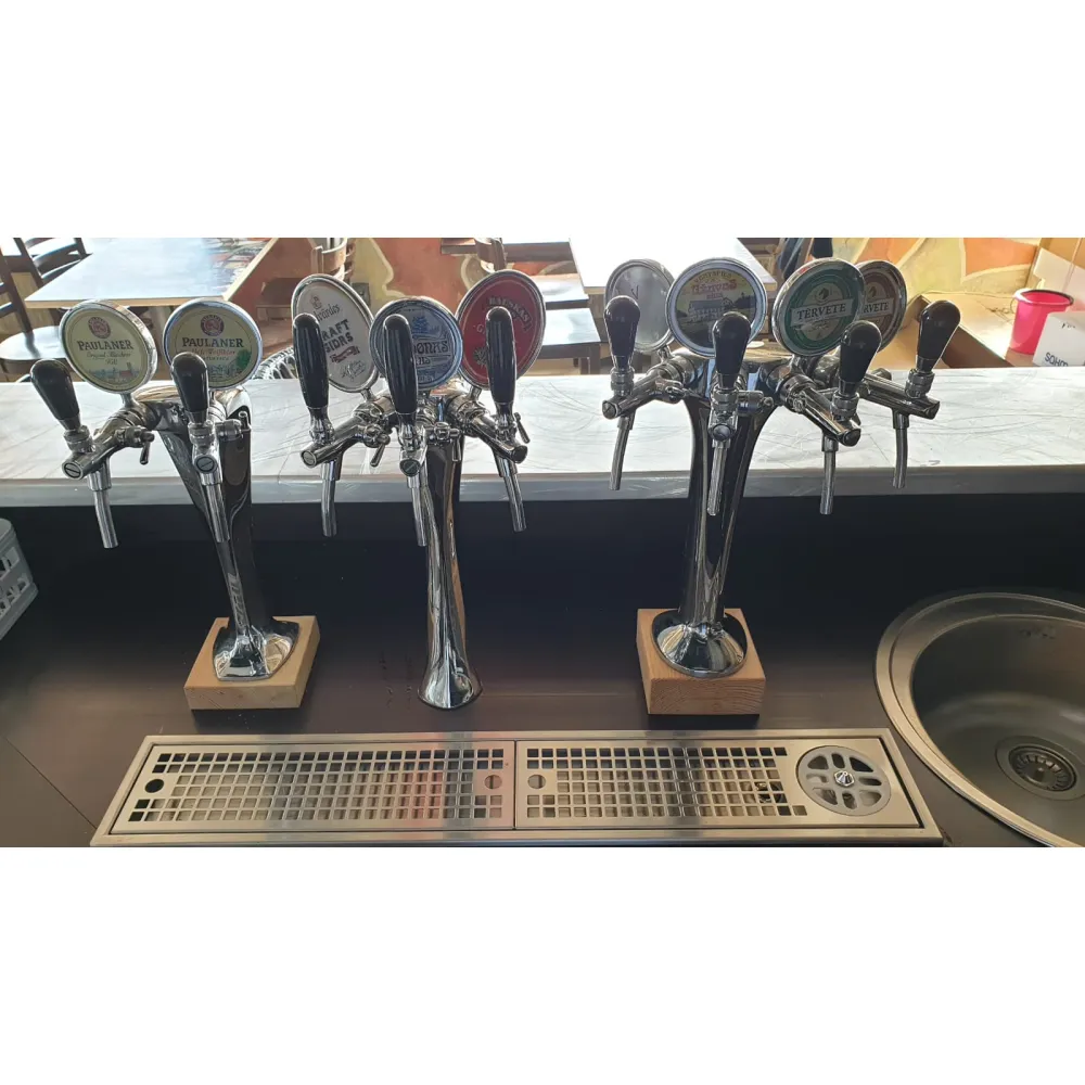Built-in drip tray with glass rinser and drain BHS-HoReCa ZJ21-7001.00.00 SB