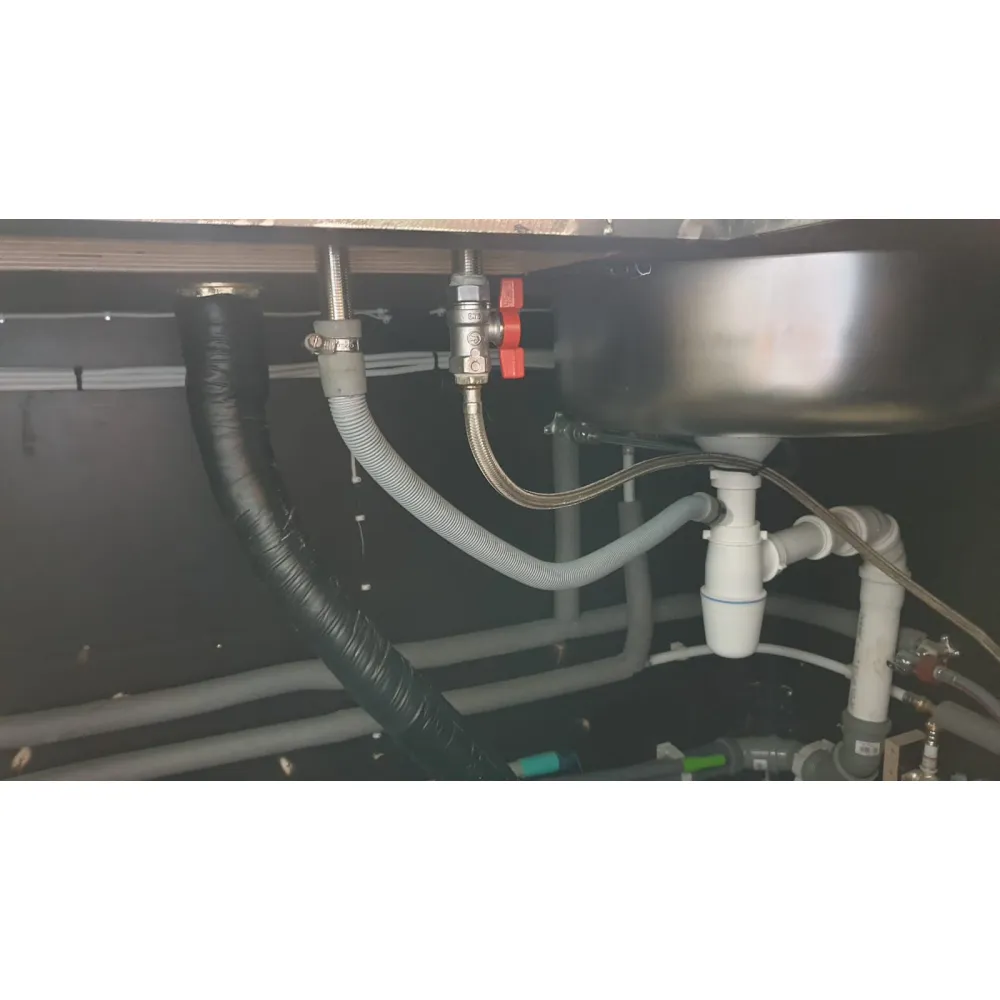 Built-in drip tray with glass rinser and drain BHS-HoReCa ZJ21-7001.00.00 SB