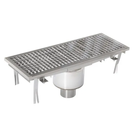 Drainage Channels with Central Siphon