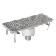 Drainage channel with central siphon BHS-G BHS-AB0500-060AK