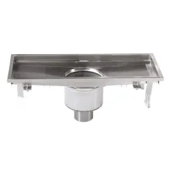 Drainage channel with central siphon BHS-G BHS-AB0500-060AK