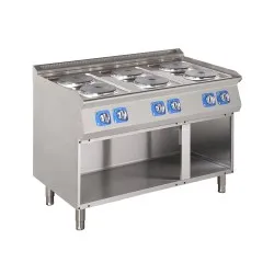 Electric hob with stand or neutral cabinet BHS-G GC1100-120EV+S02