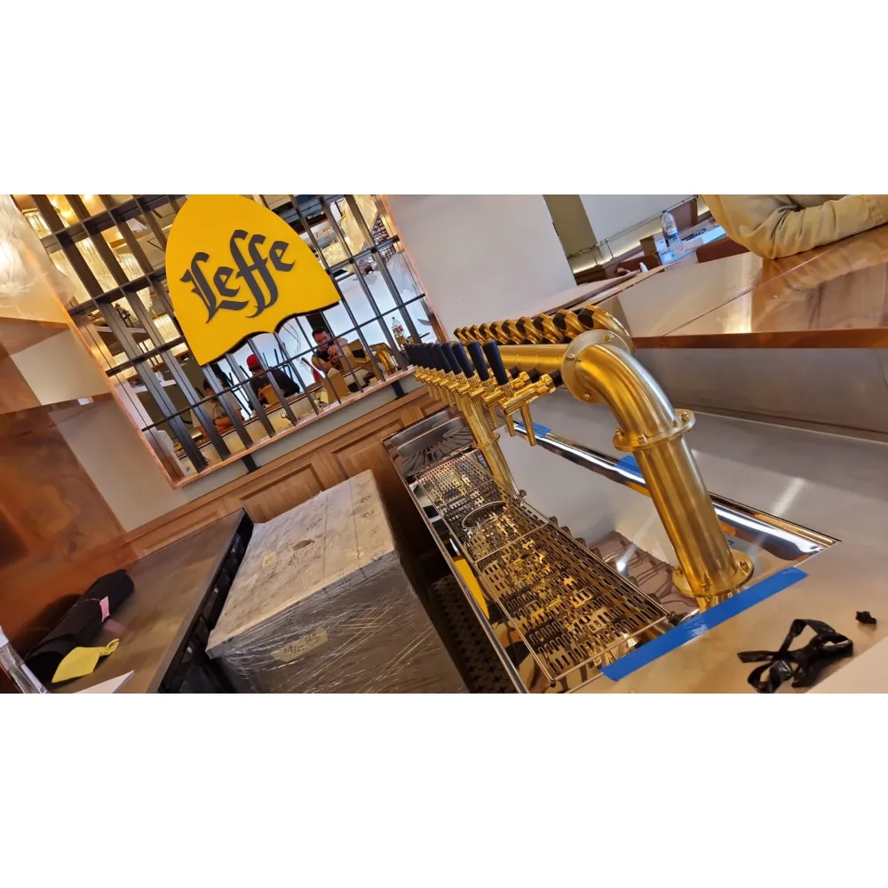 Built-in drip tray with glass rinser and drain BHS-HoReCa BHS-ZJ21-000