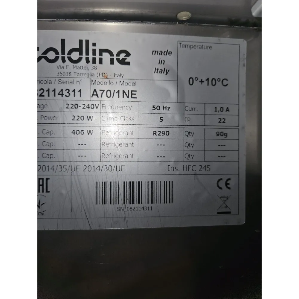 Used kitchen and bar equipment COLDLINE
