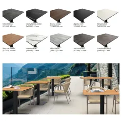 Outdoor table top BHS-HoReCa HPL-COMPACT-59x50