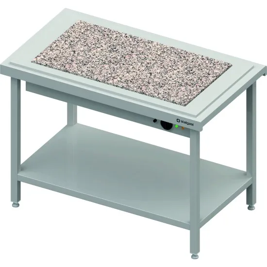 Counter with Hot Granite Surface