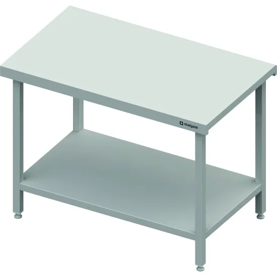 Neutral Counter with One Shelf