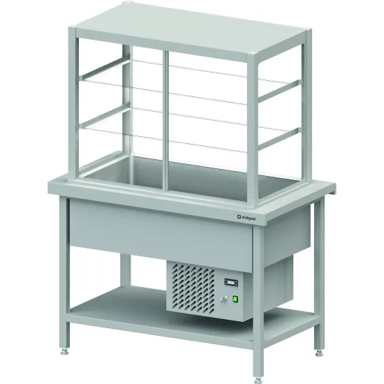Counters with Serving Display Cases
