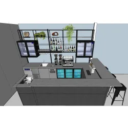 L bar project, made to order BHS-HoReCa BAR-LEJUPES